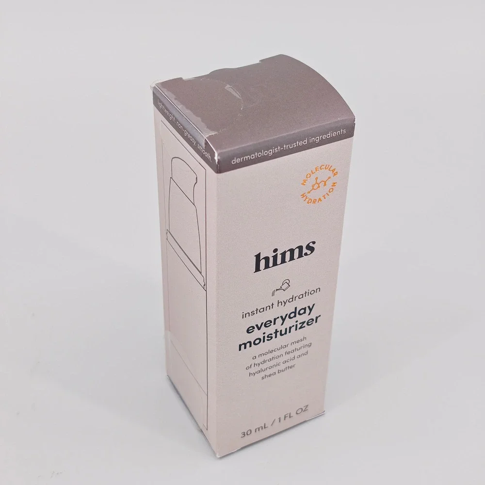 Hims Everyday Moisturizer Instant Hydration Hyaluronic Acid Shea Butter 1oz 30ml